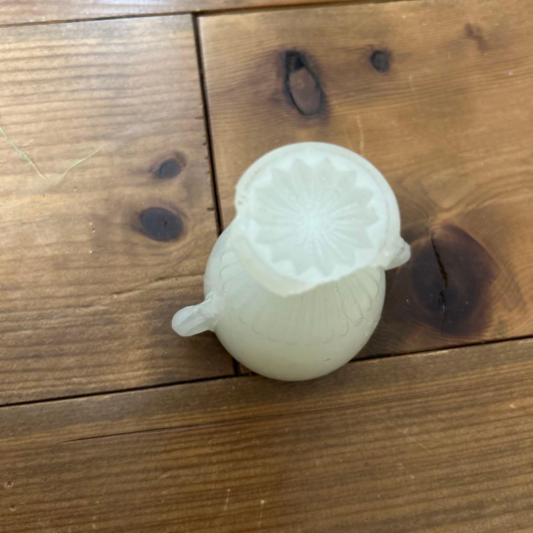 ヴィンテージ　エッグカップ　不透明白カップ　年代物