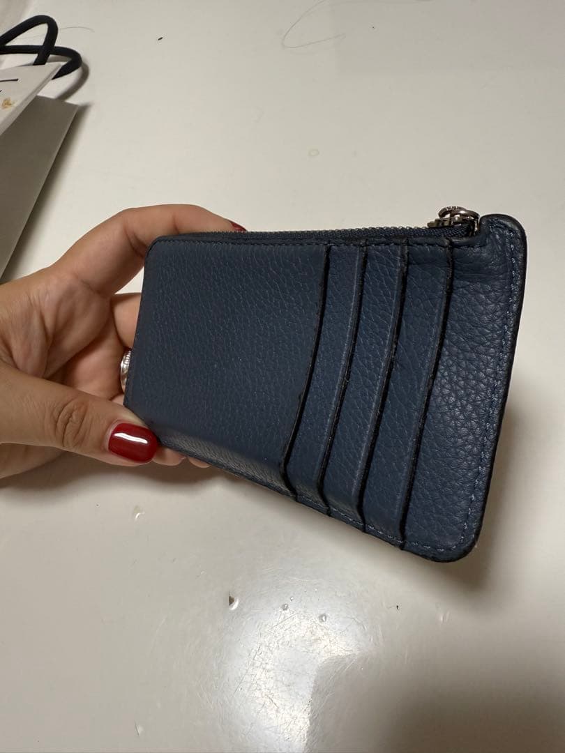ロエベ　LOEWE 財布　ケース　ネイビー　限定