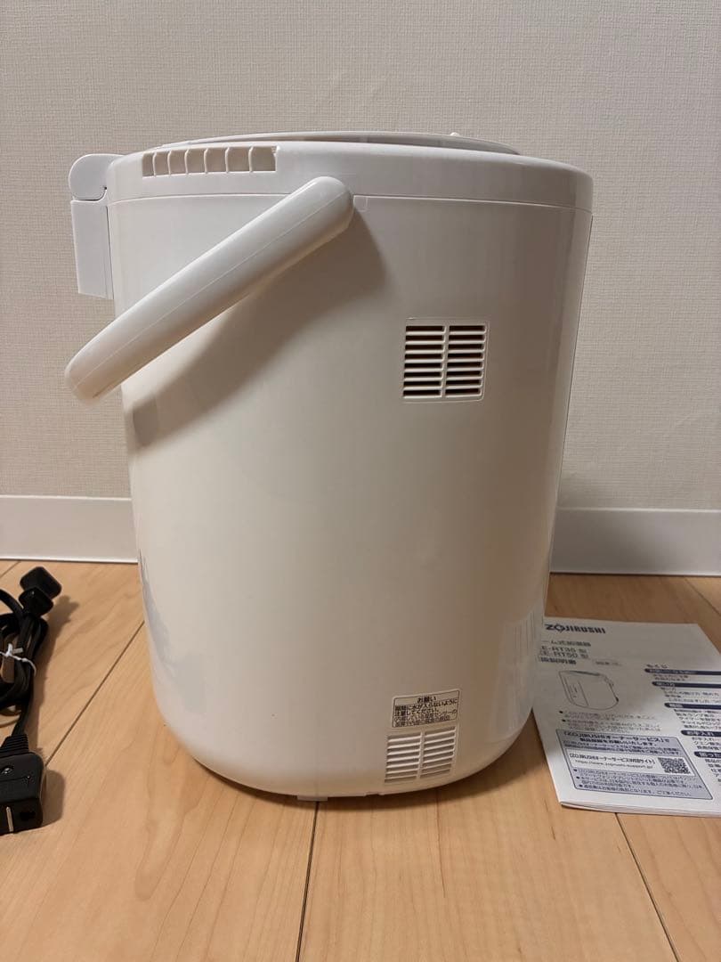 象印 スチーム式加湿器 EE-RT50 ホワイト 2024年購入 取説付 美品