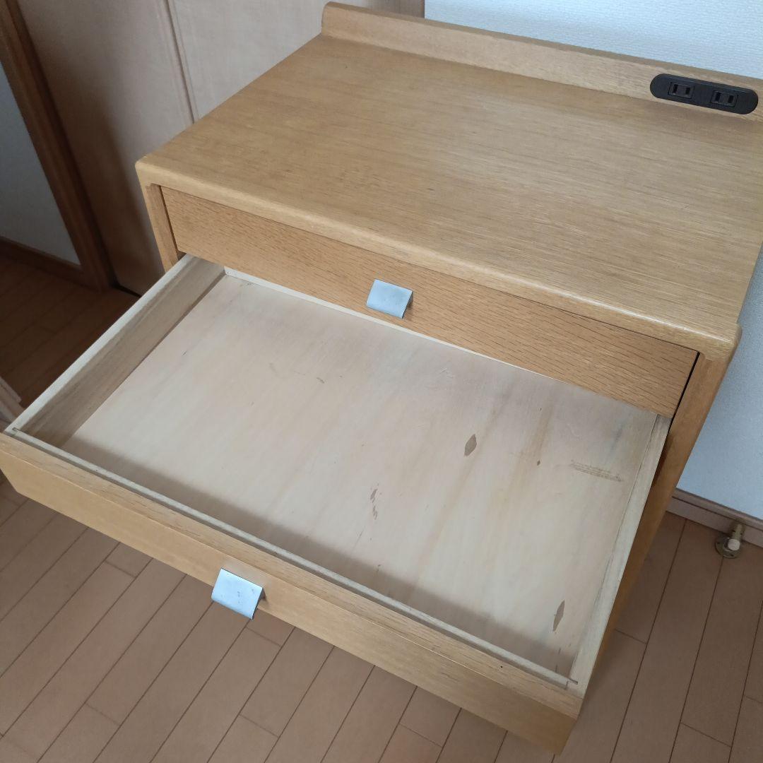 カリモク 小型キャビネットfor FAX プリンター 電話 ベッドサイド