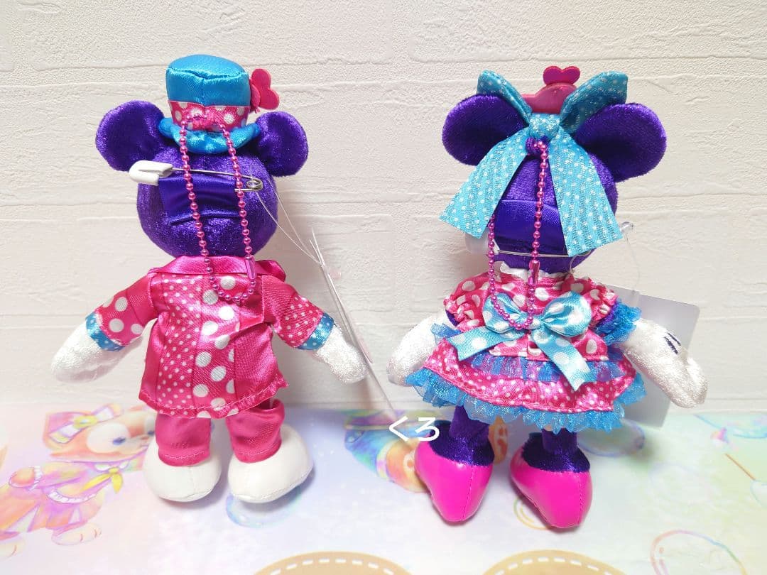 ❤ディズニー♡パルパルーザ❤ミニーファンダーランド❤ぬいぐるみバッジ 2点♡新作