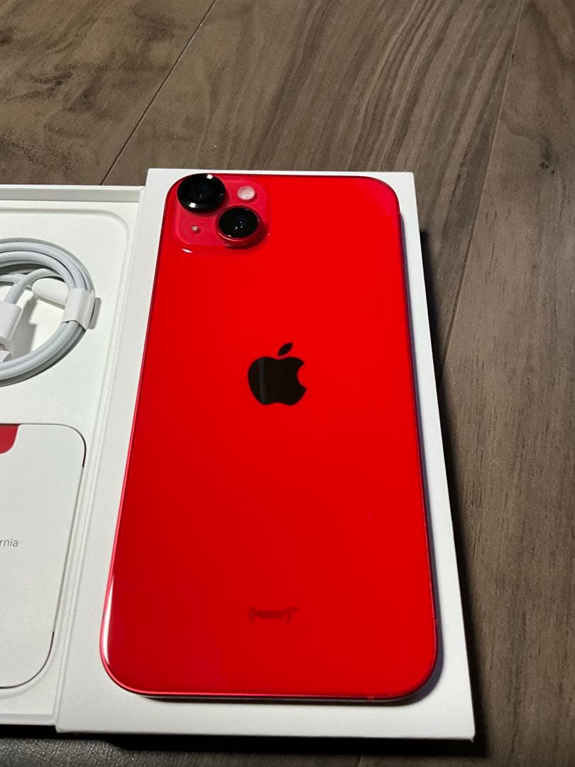 美品！iPhone 14 plus PRODUCTRED 512GB 赤