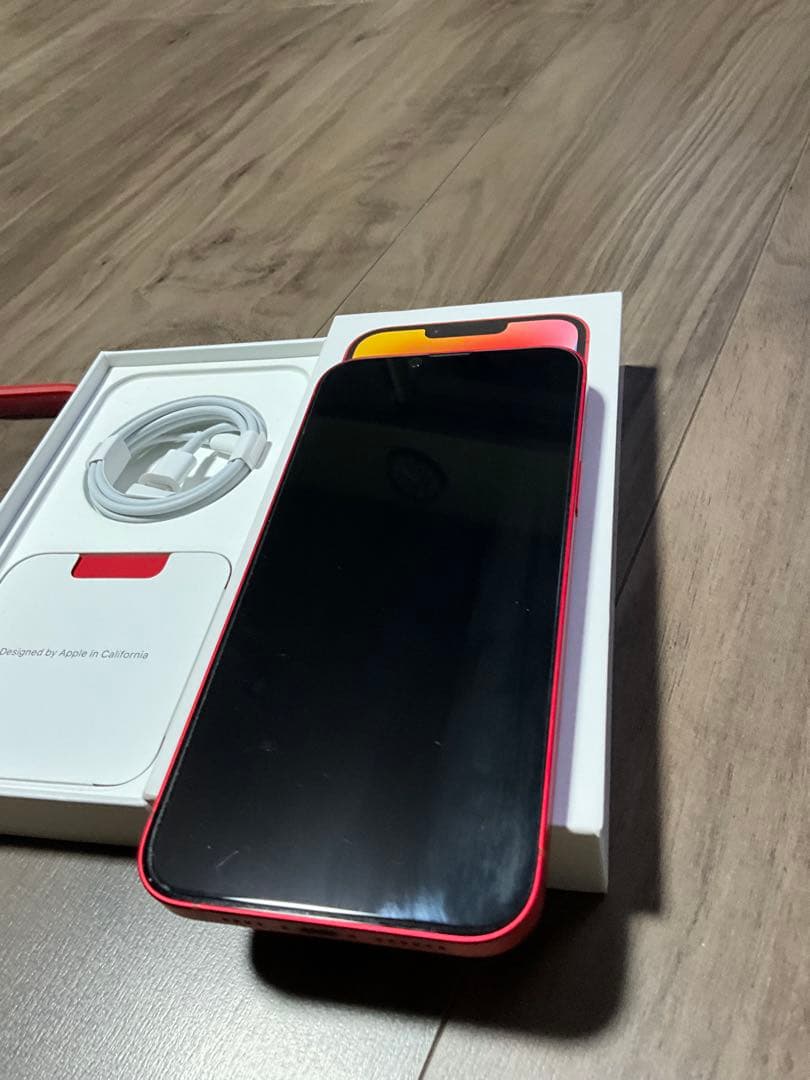 美品！iPhone 14 plus PRODUCTRED 512GB 赤
