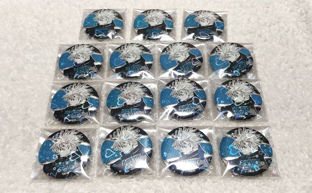 呪術廻戦 上海 限定 デコレクション缶バッジ 五条悟 15個 セット