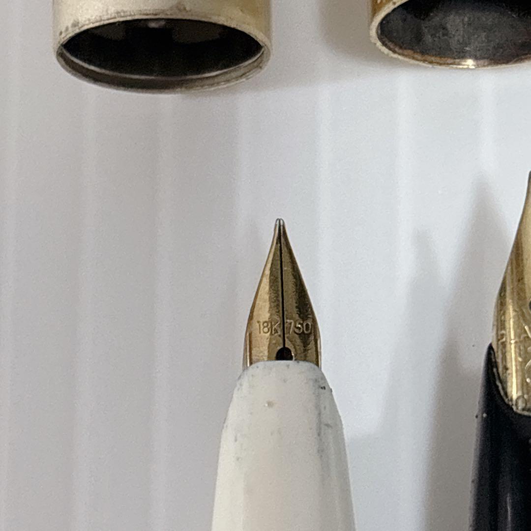 万年筆 PLATINUM プラチナム 他 18K 14K 3本セット まとめ