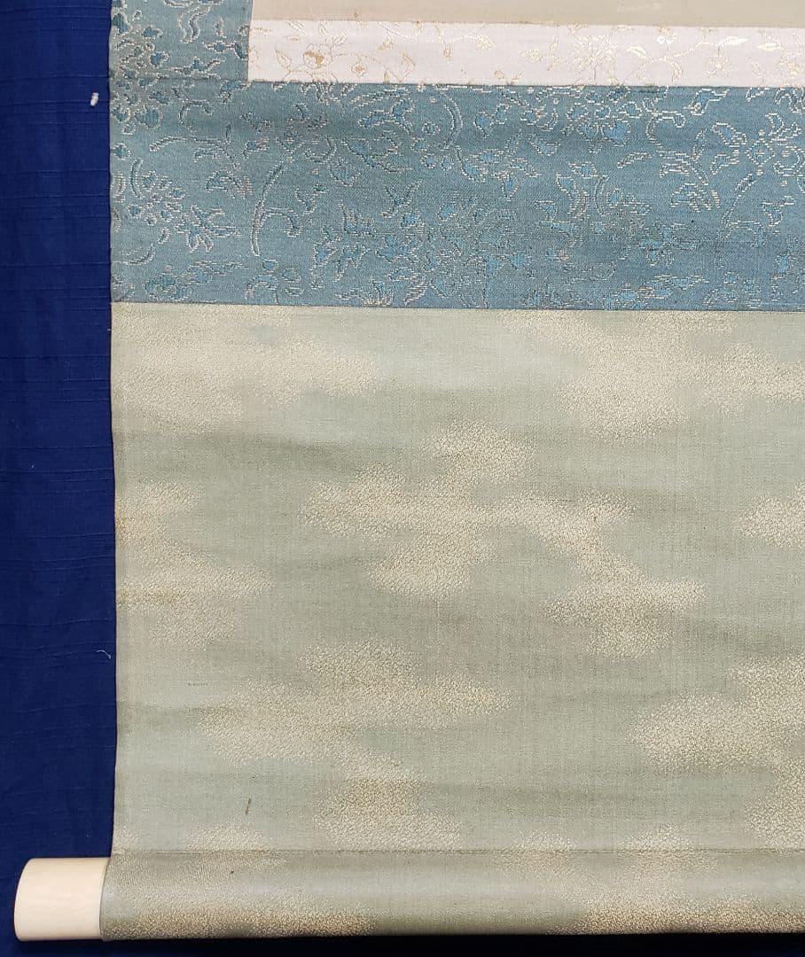 【平等院鳳凰堂図】苑渓 983 京都 共箱　掛け軸　肉筆