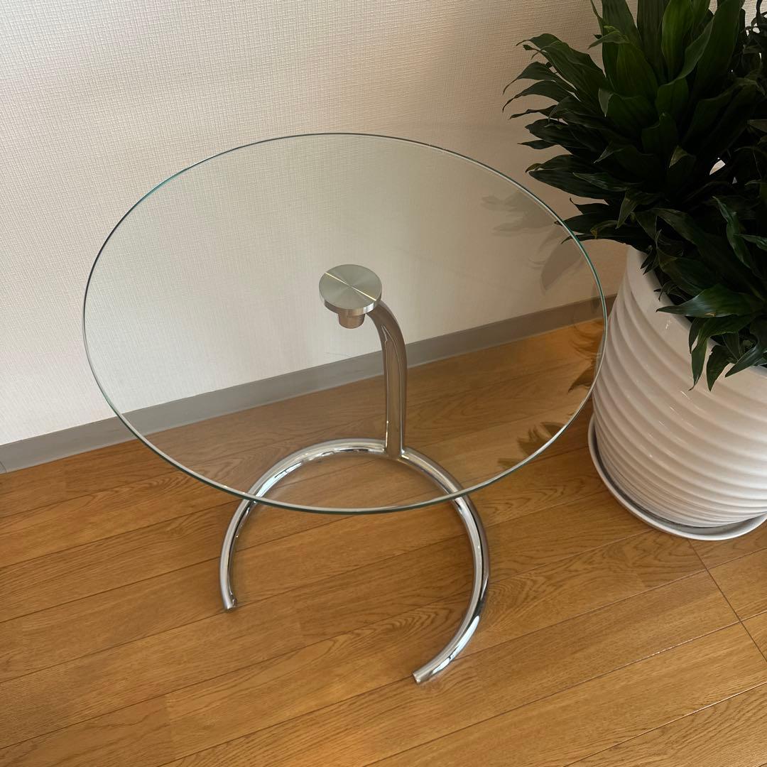 【引取限定】Glass Top Table