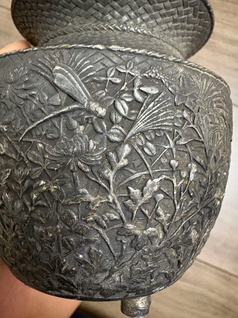 香炉 「銀900」 纯銀 銀杯 銀製品