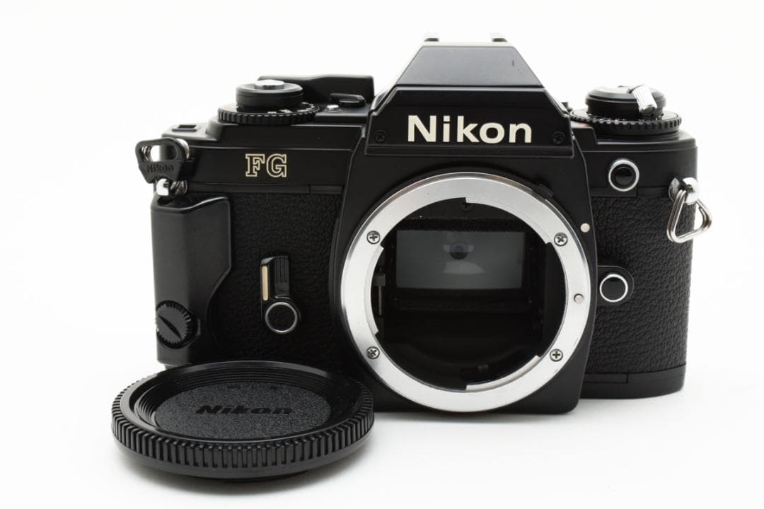 超美品 NIKON FG ブラック　フィルムカメラ　モルト新品交換済 B608