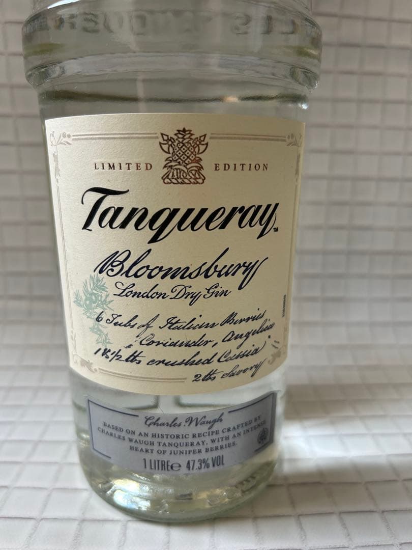 タンカレー ブルームズバリー Tanqueray Bloomsbury 限定版