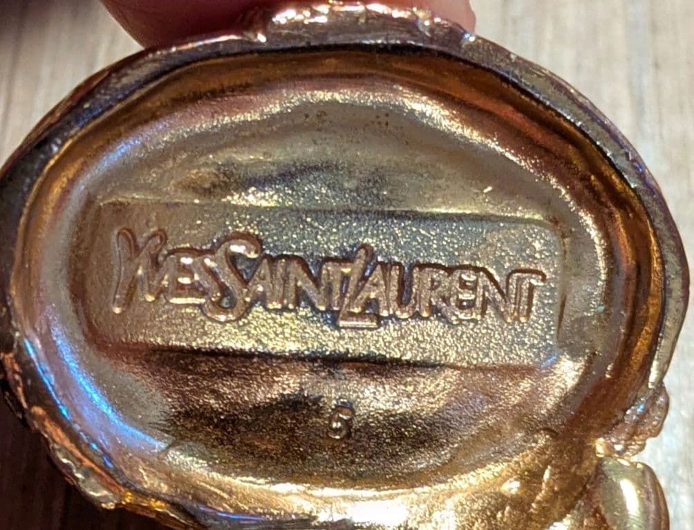 希少　Yves Saint Laurent　イヴサンローラン　アーティリング