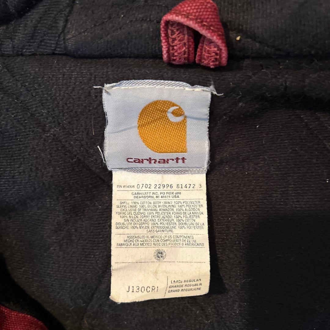 Carhartt アクティブジャケット J130 CRI L 赤 デトロイト