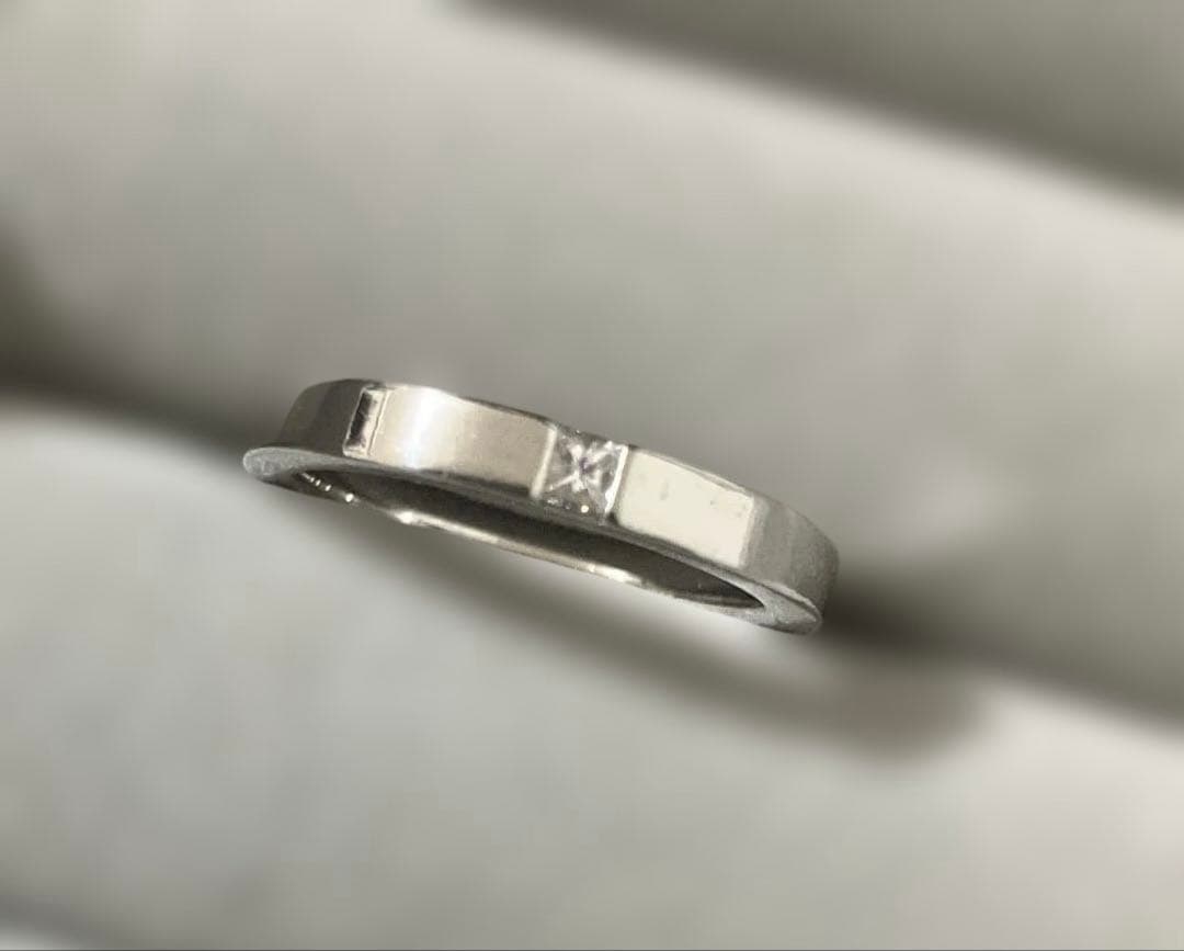 【ハリーウィンストン】プリンセスカット・ ダイヤモンドリング （16.5号）