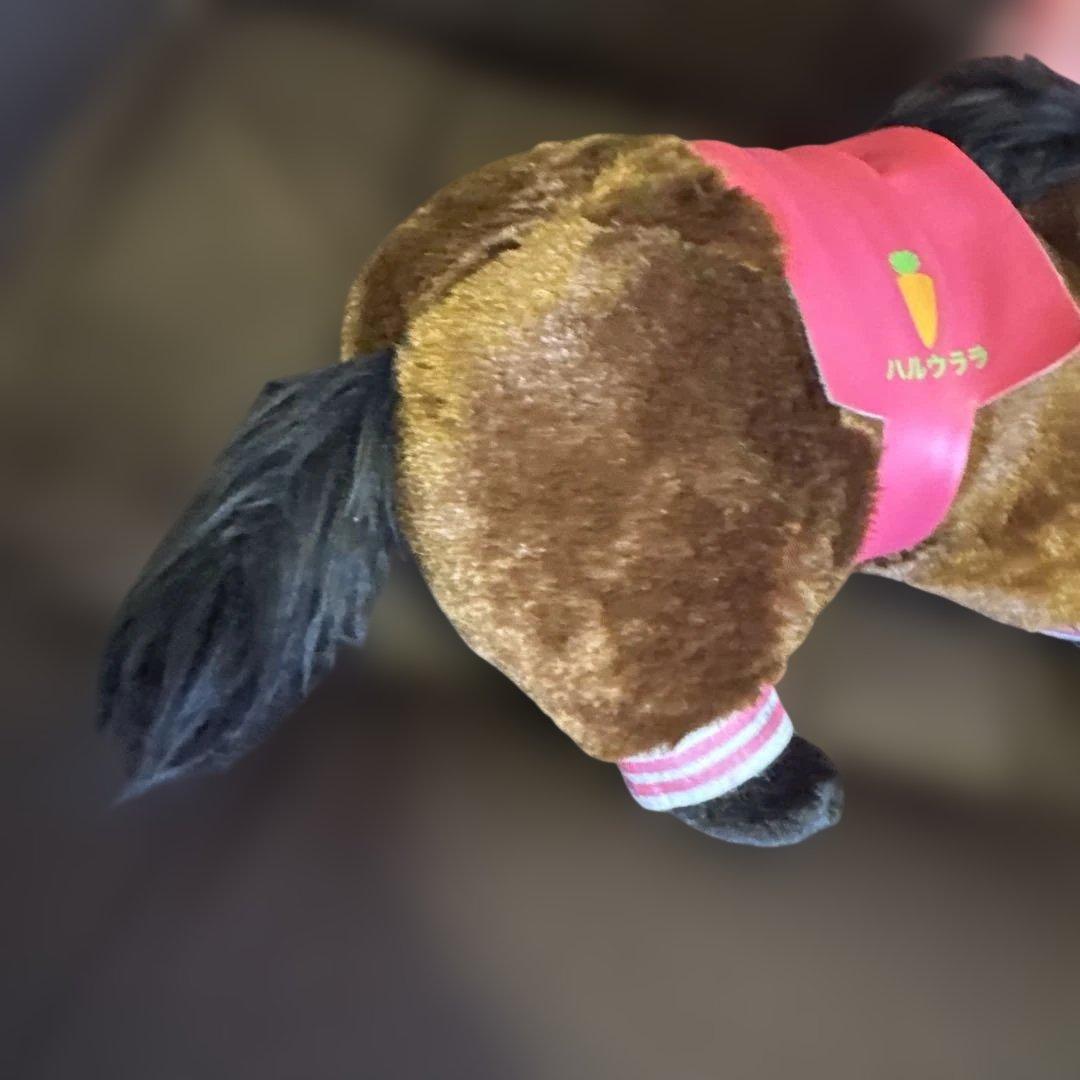 希少♡高知競馬　ハルウララ　ぬいぐるみ　3体まとめ売り　　ピンク/にんじん/ぞう