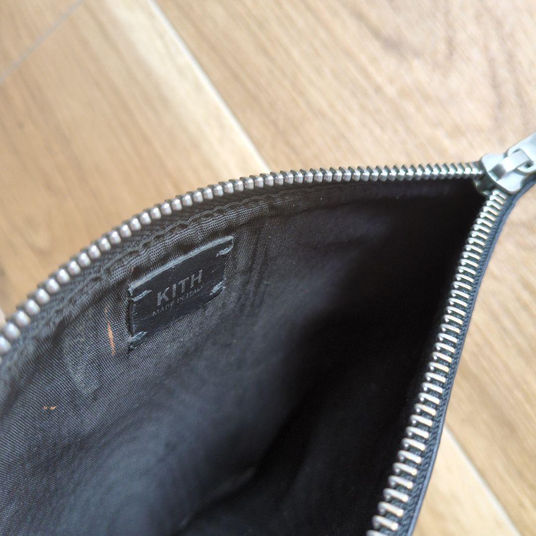 KITH ブラック ポーチ　モノグラム