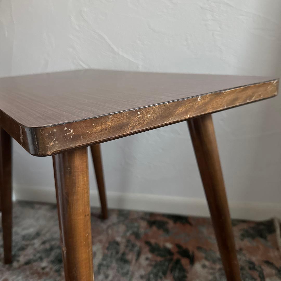 イギリスアンティーク　コーヒーテーブル　木製サイドテーブル　イギリスヴィンテージ