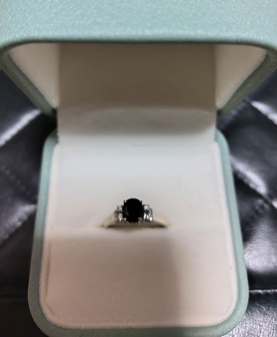 ネイビーサファイア ダイヤモンド リング