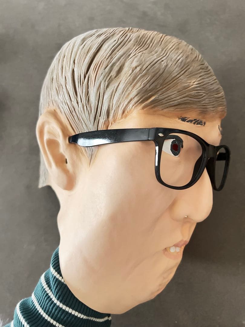 ヒカキン 被り物 ものまね コスプレ メガネ付き