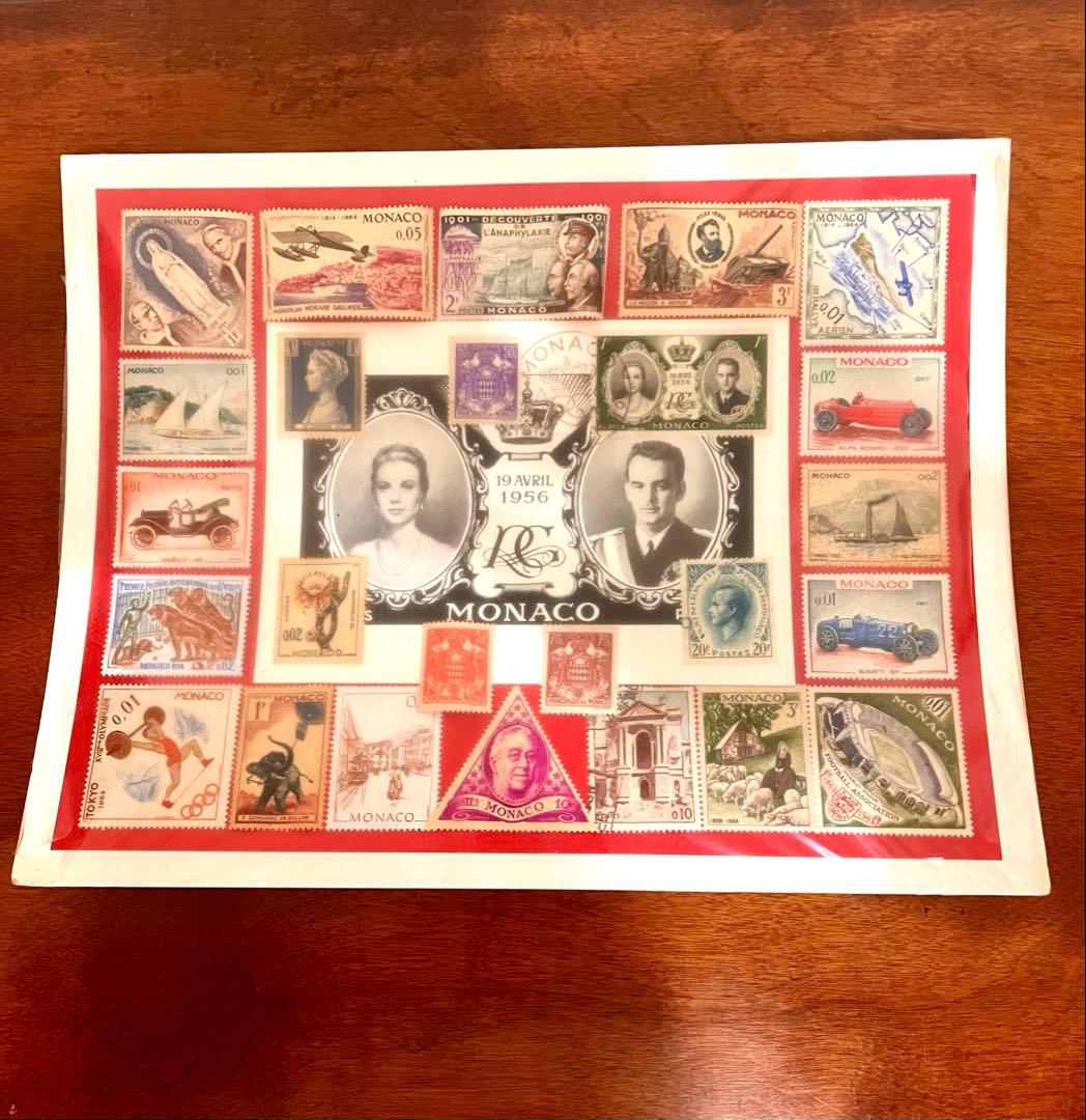 1956年モナコ公国レーニエ大公＆グレース・ケリー、結婚記念コレクション