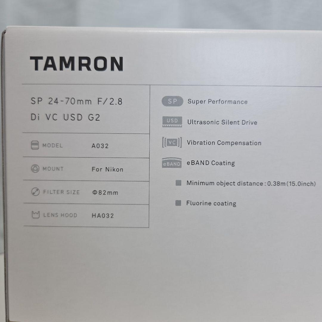 TAMRON SP 24-70mm F/2.8 Di VC USD G2ニコン用