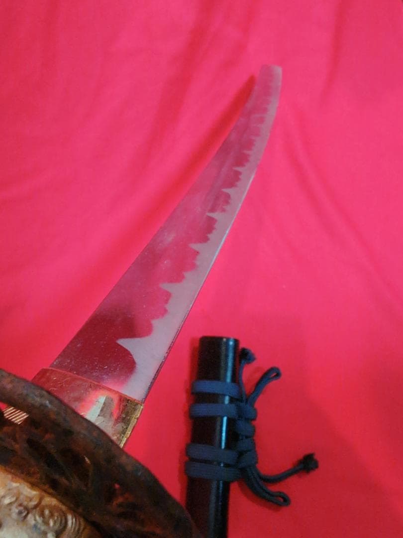 模造刀 脇差 龍図 菊 拵 日本刀 刀装具 模擬刀 関 美濃 三本杉