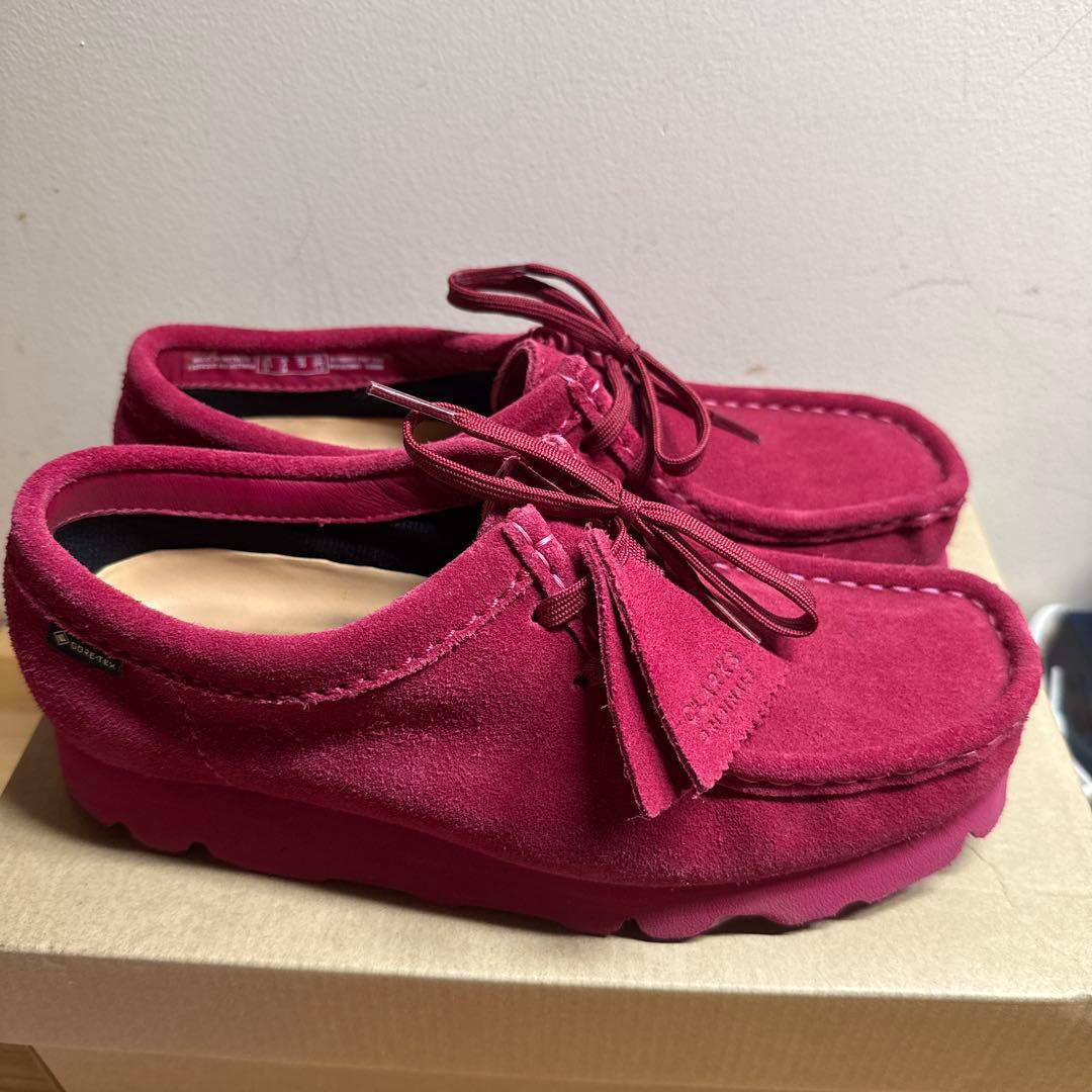 クラークス ワラビー ゴアテックス ベリースウェード24.5cm