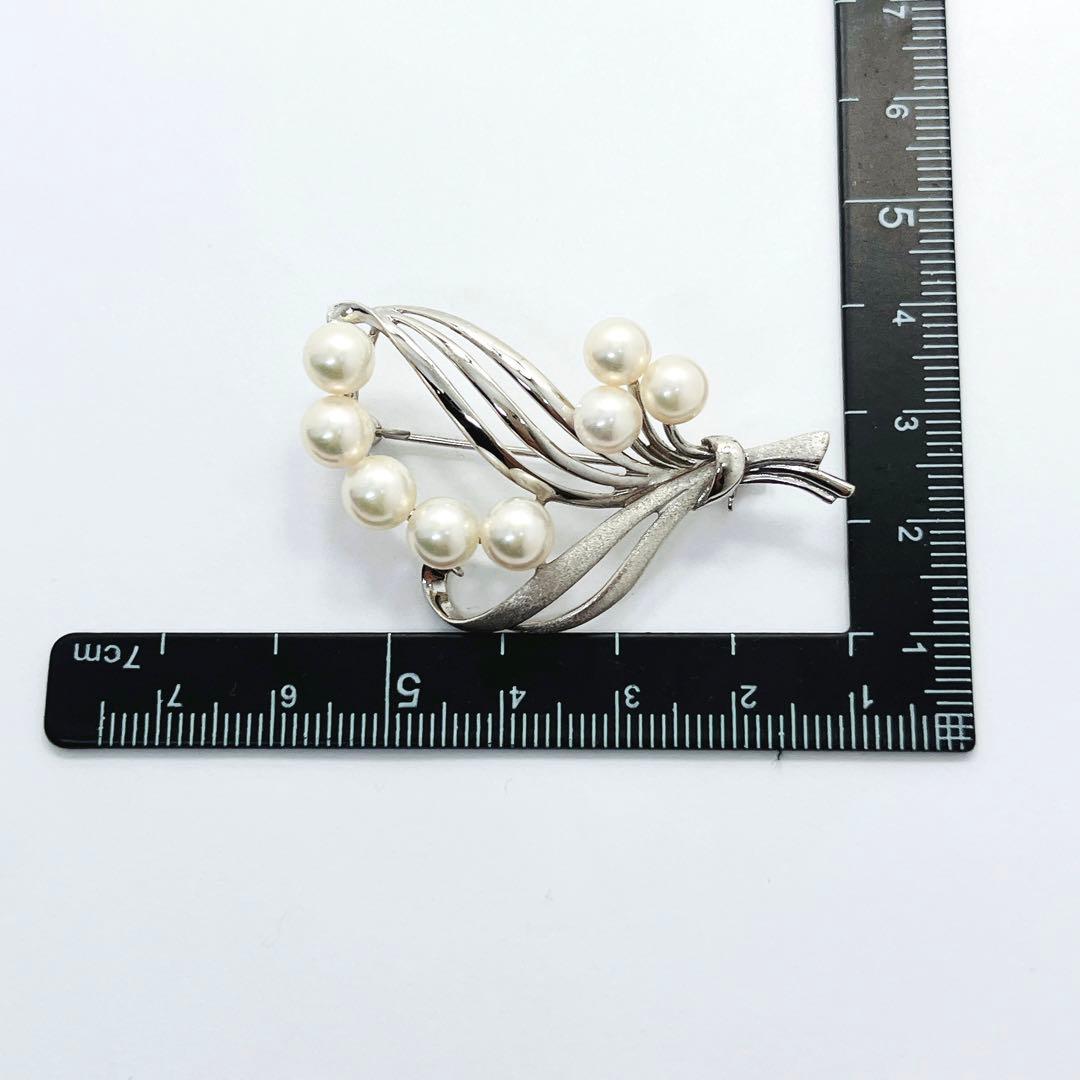 MIKIMOTO ミキモト パール　ブローチ　コサージュ　フラワー