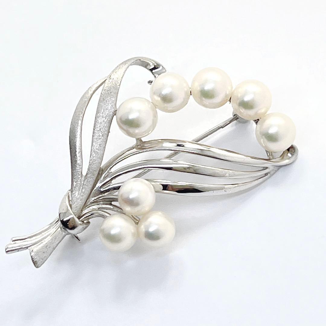 MIKIMOTO ミキモト パール　ブローチ　コサージュ　フラワー