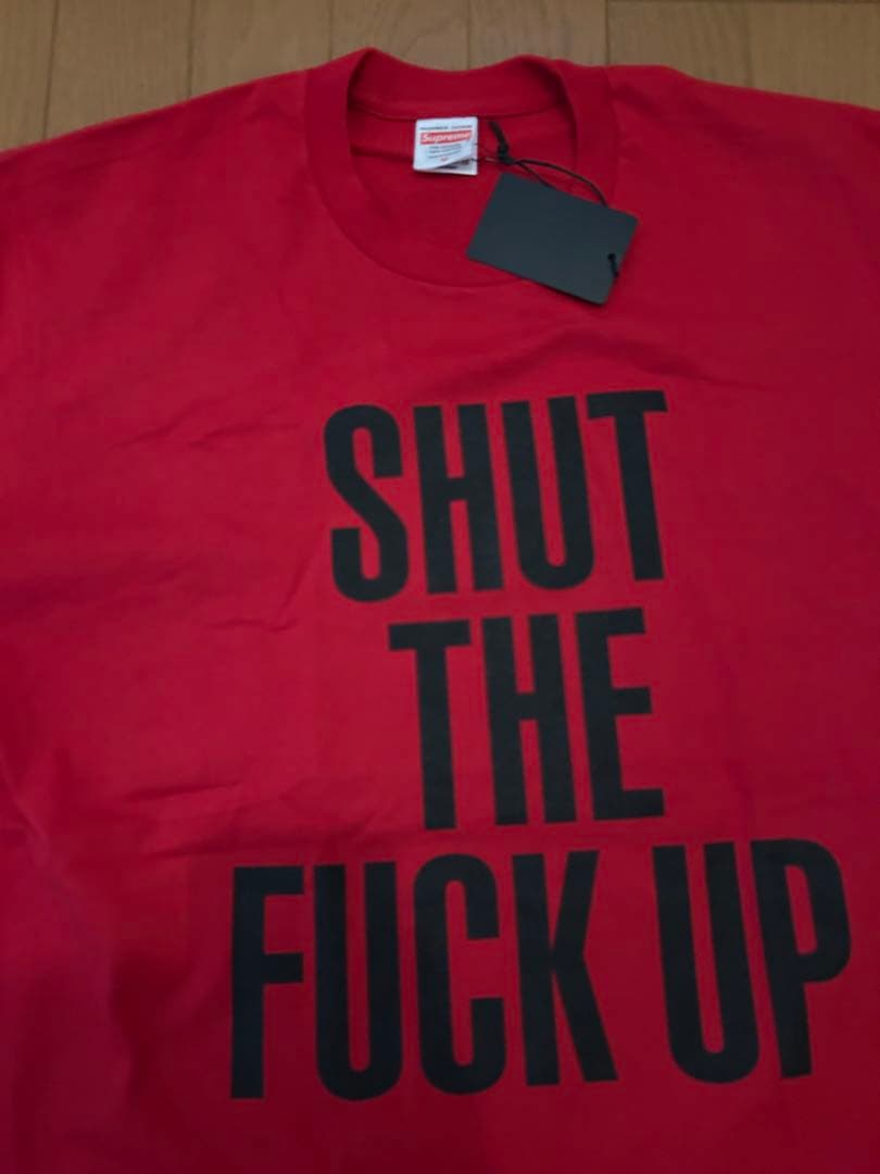 SUPREME NUMBER NINE Shut Up Tee RED Mサイズ