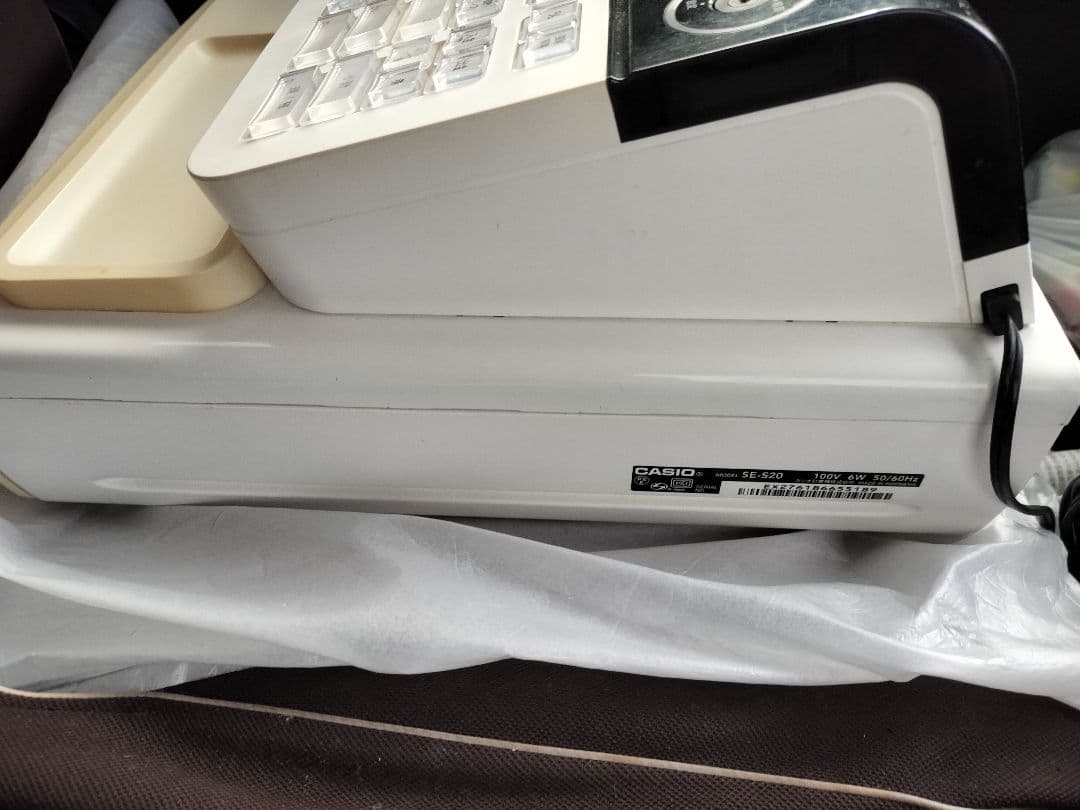 カシオ電子レジスター SE-S20-WE CASIO レジ