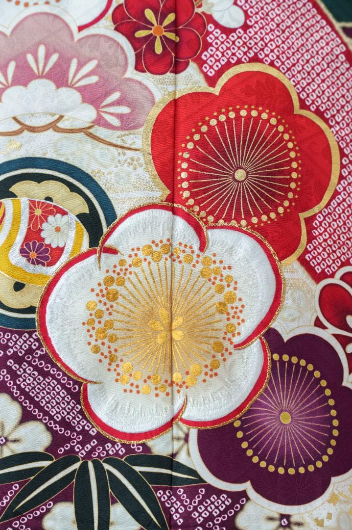 ≪美品≫正絹　振袖9点フルセット【725】【155cm~165cmの方用】