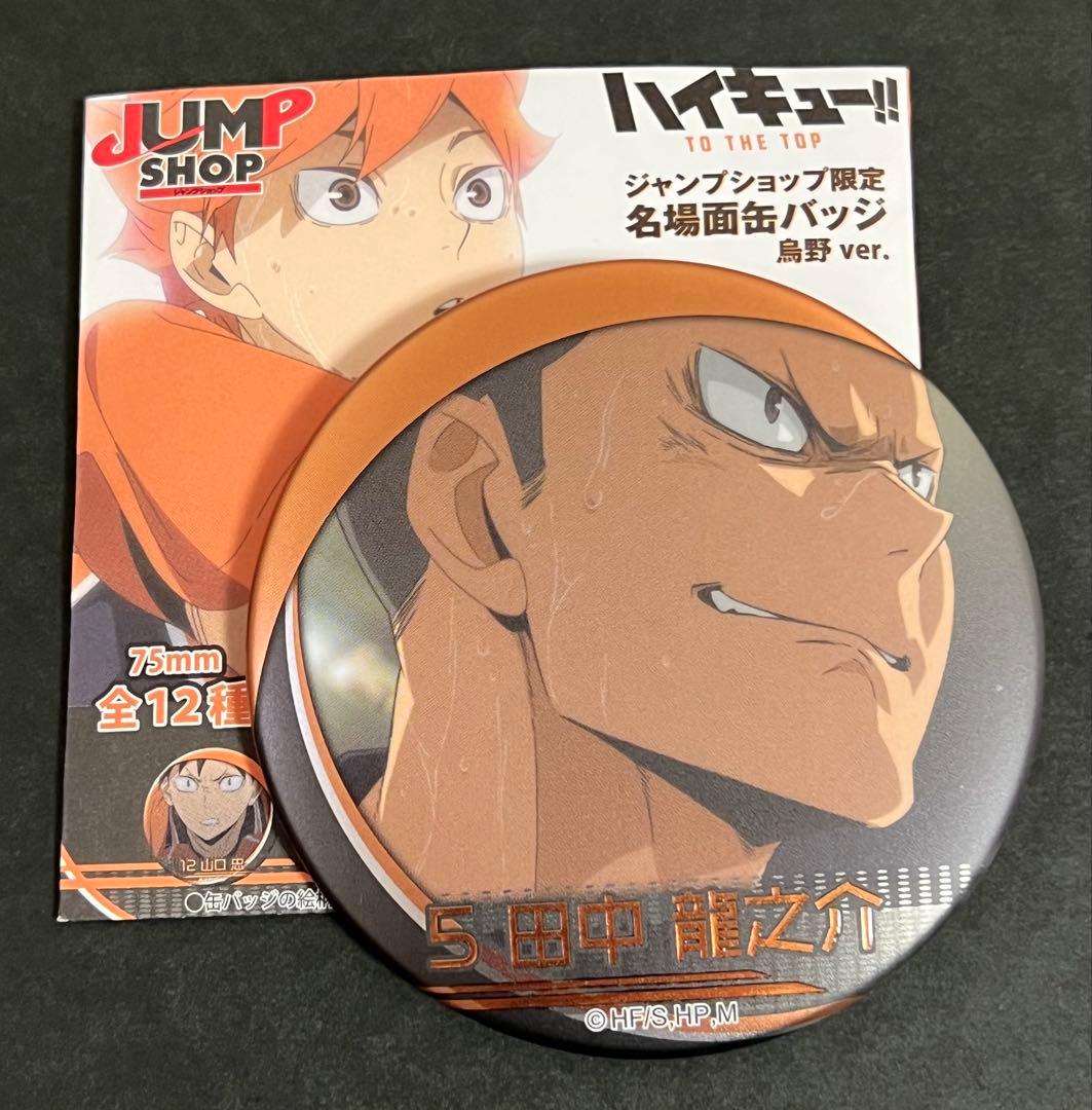 ハイキュー 名場面缶バッジ 烏野高校 日向 影山 菅原 月島 12種コンプリート