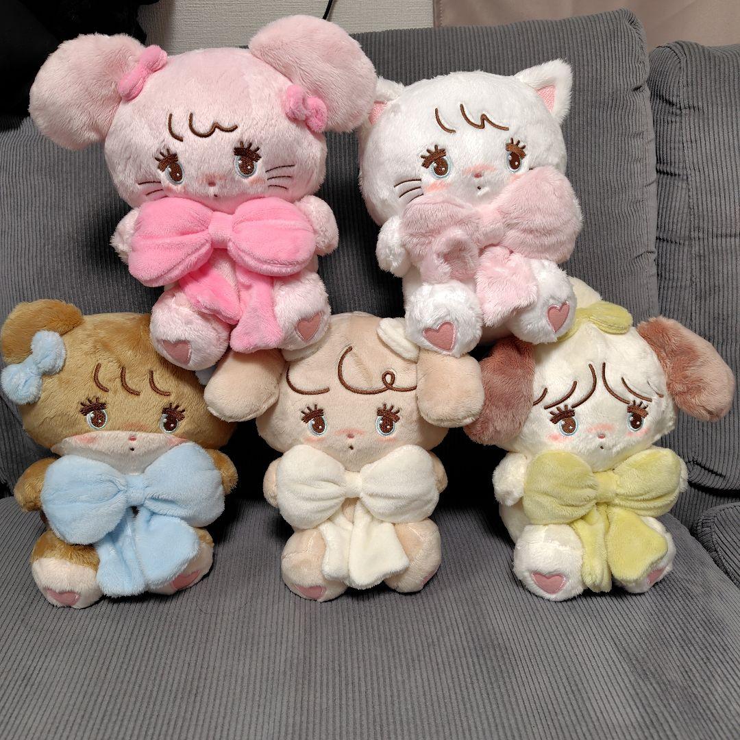 mikko 抱きしめおりぼんぬいぐるみ セット