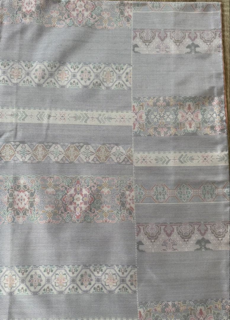 美品！白大島紬 袷 着物 身丈162cm