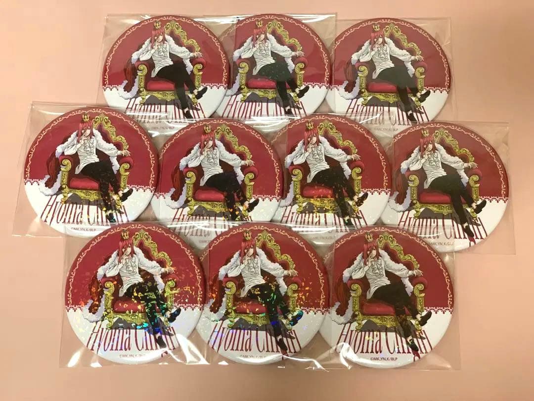 千切豹馬 バースデー おっきめキラキラ缶バッジ 10個セット