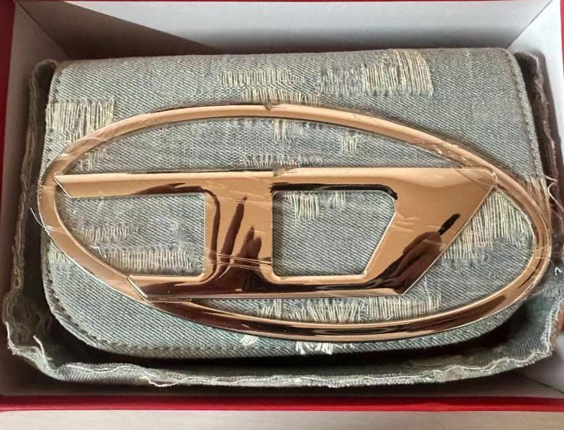 美品DIESEL デニムショルダーバッグ