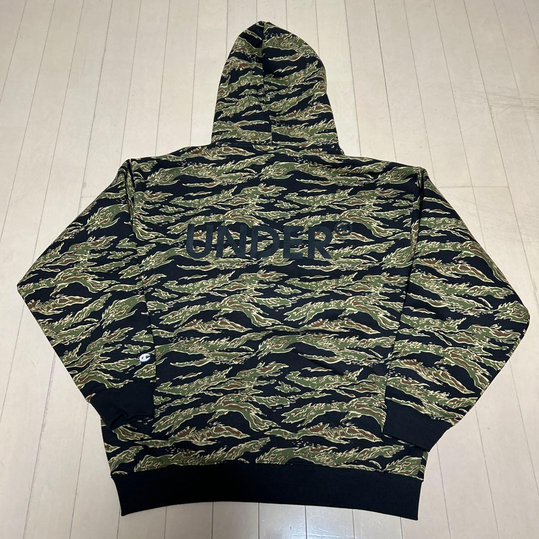 ロンハーマン UNDER R Champion 迷彩柄 パーカー Lサイズ