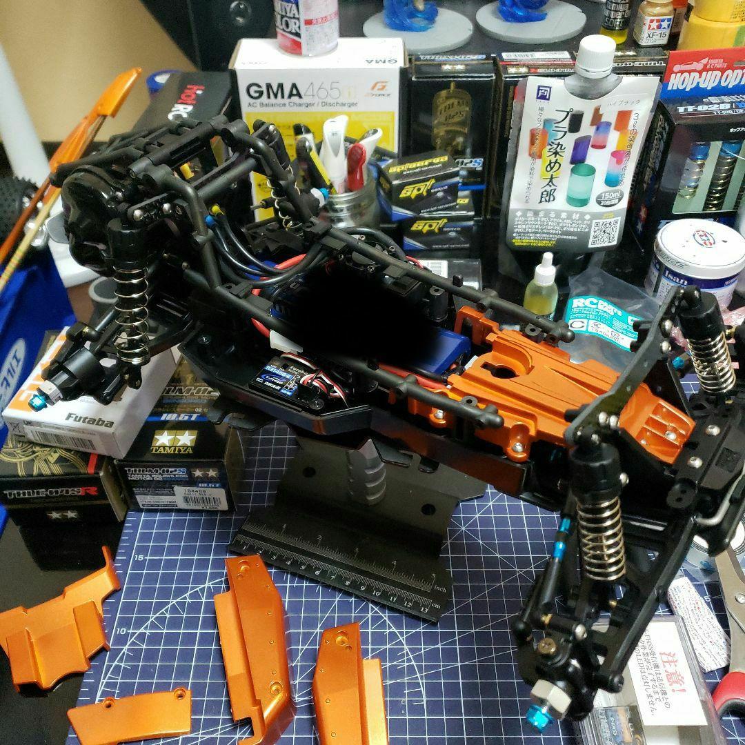 タミヤ 2025 DT04 ファイターネクスジェン カスタム ブラシレスセット