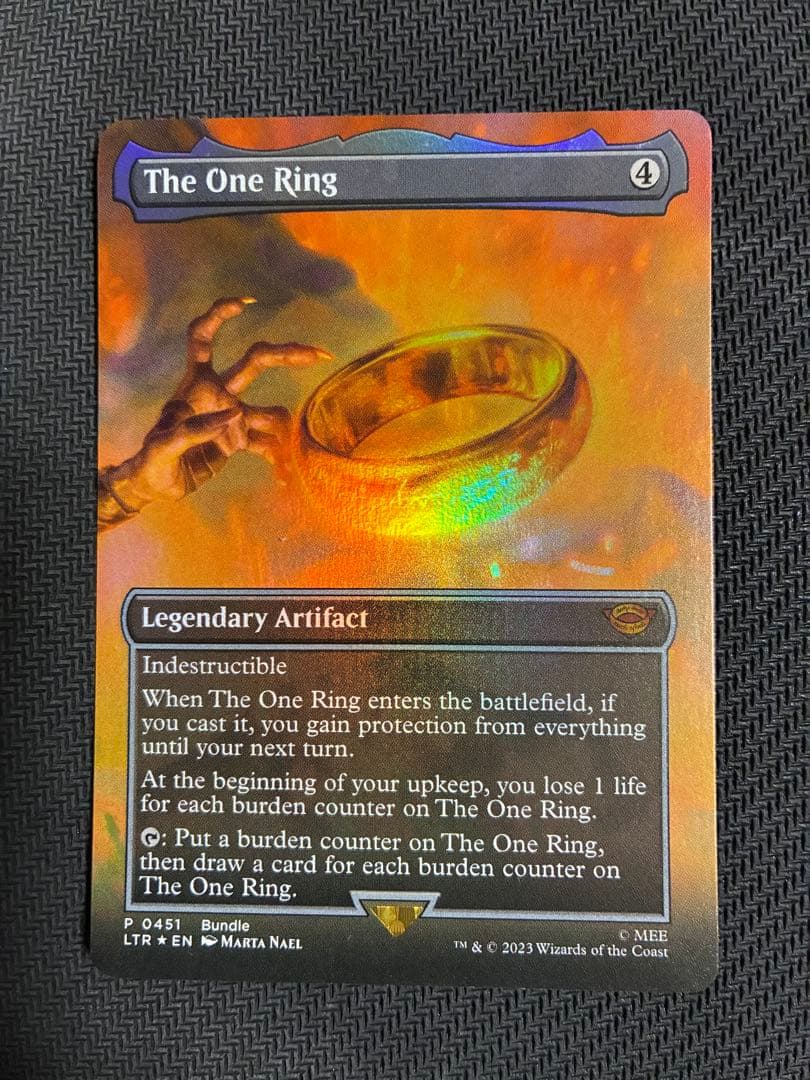 一つの指輪　The One Ring マジックザギャザリング　mtg foil