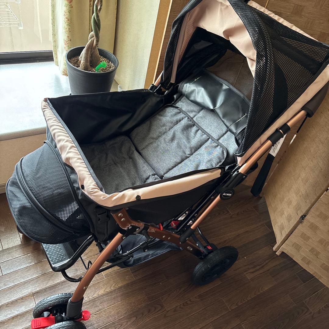 美品　中型、大型犬ペットカート、オールフォーワン耐荷重34kg畳むの簡単❣️