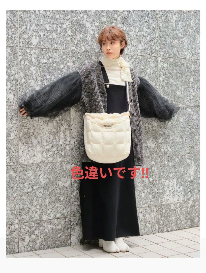 美品★beautiful people ‪× TAION ショルダーバッグ 黒