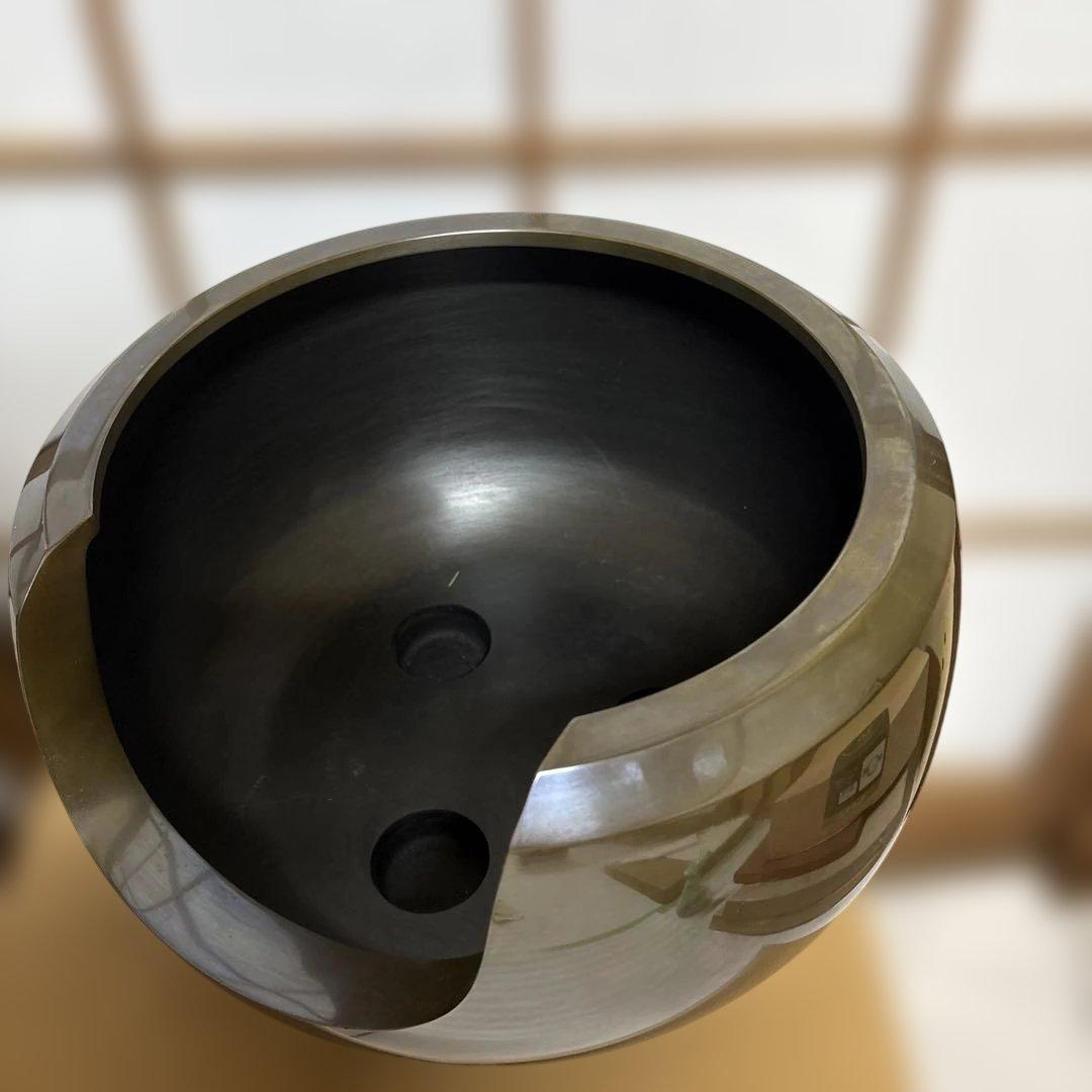 唐銅大西風炉　　般若宗勘