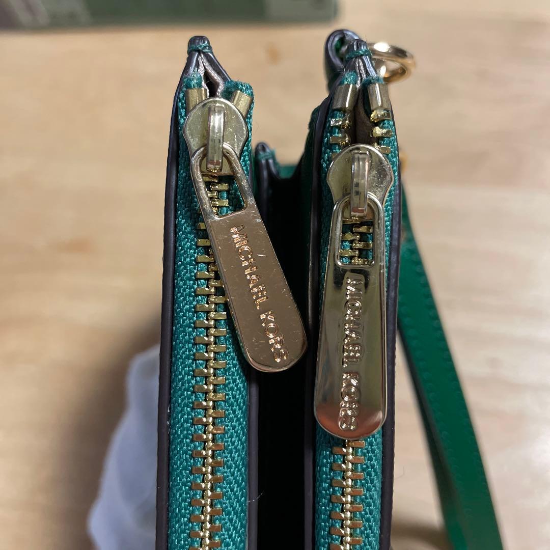 【美品】マイケルコース　ダブルジップ リストレット