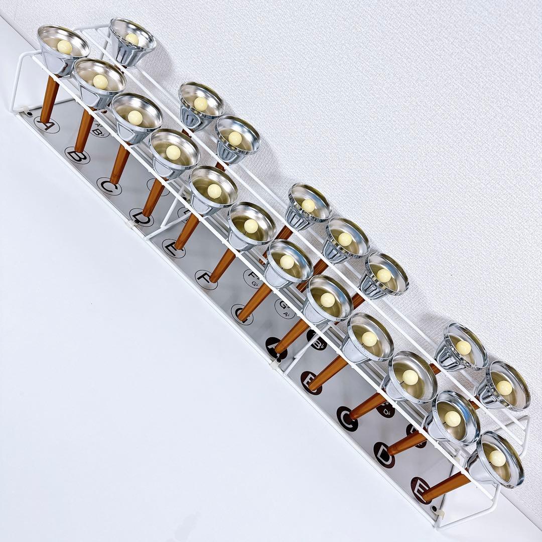 ミュージックベル ウチダ 20音 スタンド付き UCHIDA