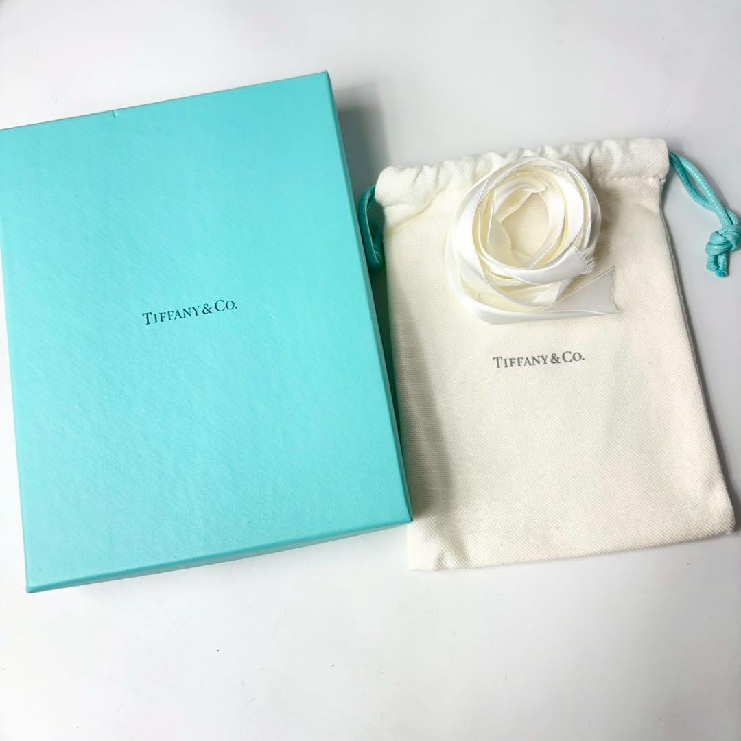 Tiffany&Co. コンパクト財布 ケース レザー 金具
