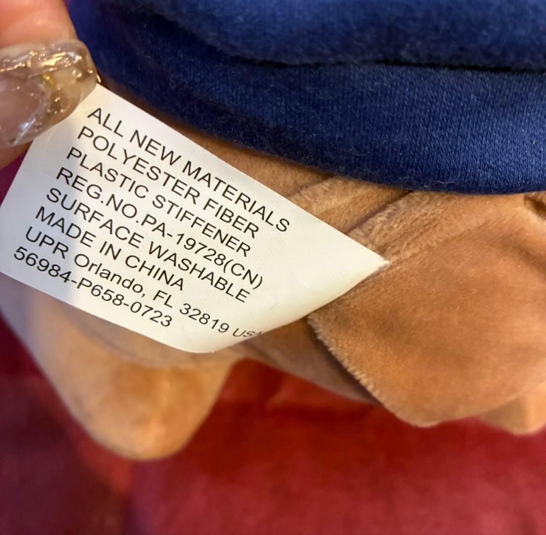 美品　レア　USJ ユニバ　 E.T ぬいぐるみ　青