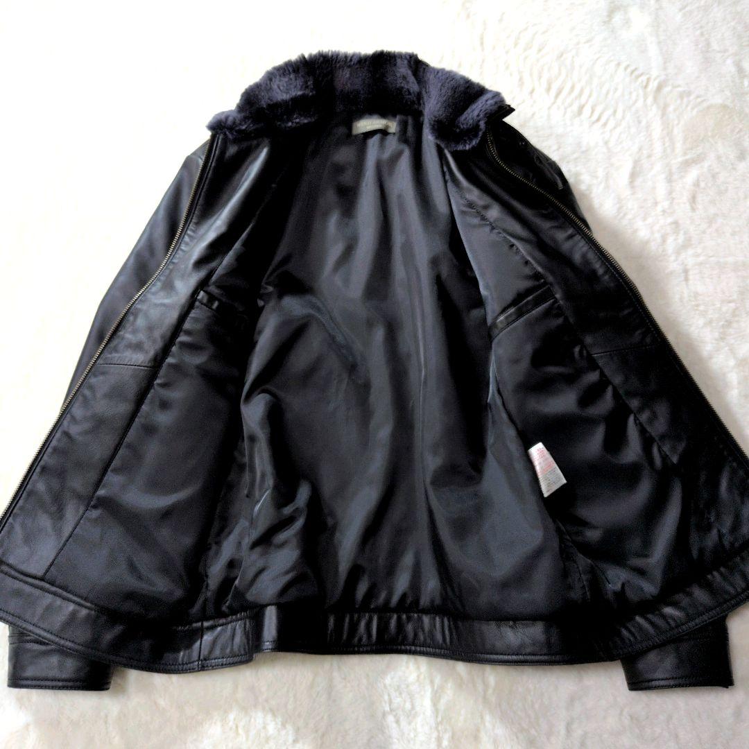 【美品】WIND ARMOR イタリアンレザー シングルライダースジャケット M