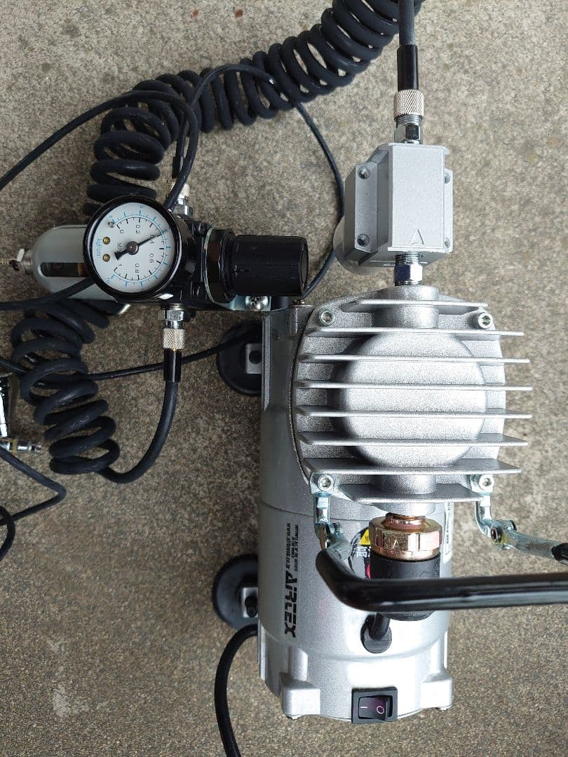 エアパワーネイルバリューセット Airtex コンプレッサー