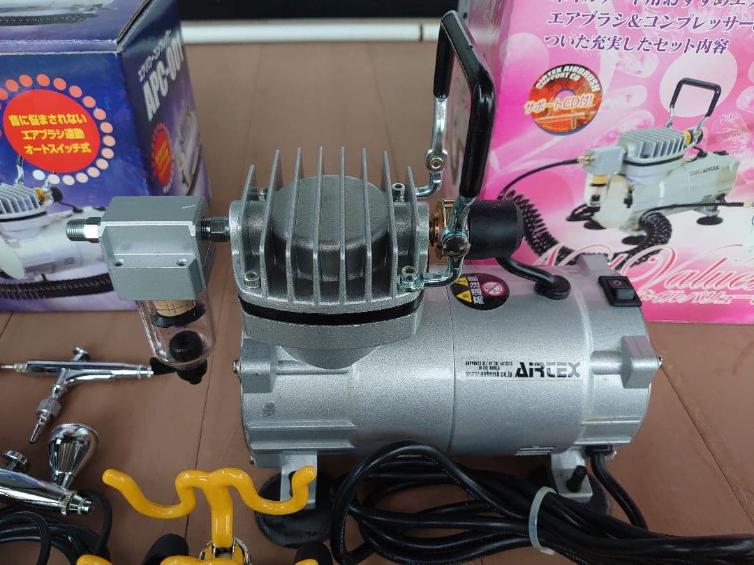 エアパワーネイルバリューセット Airtex コンプレッサー