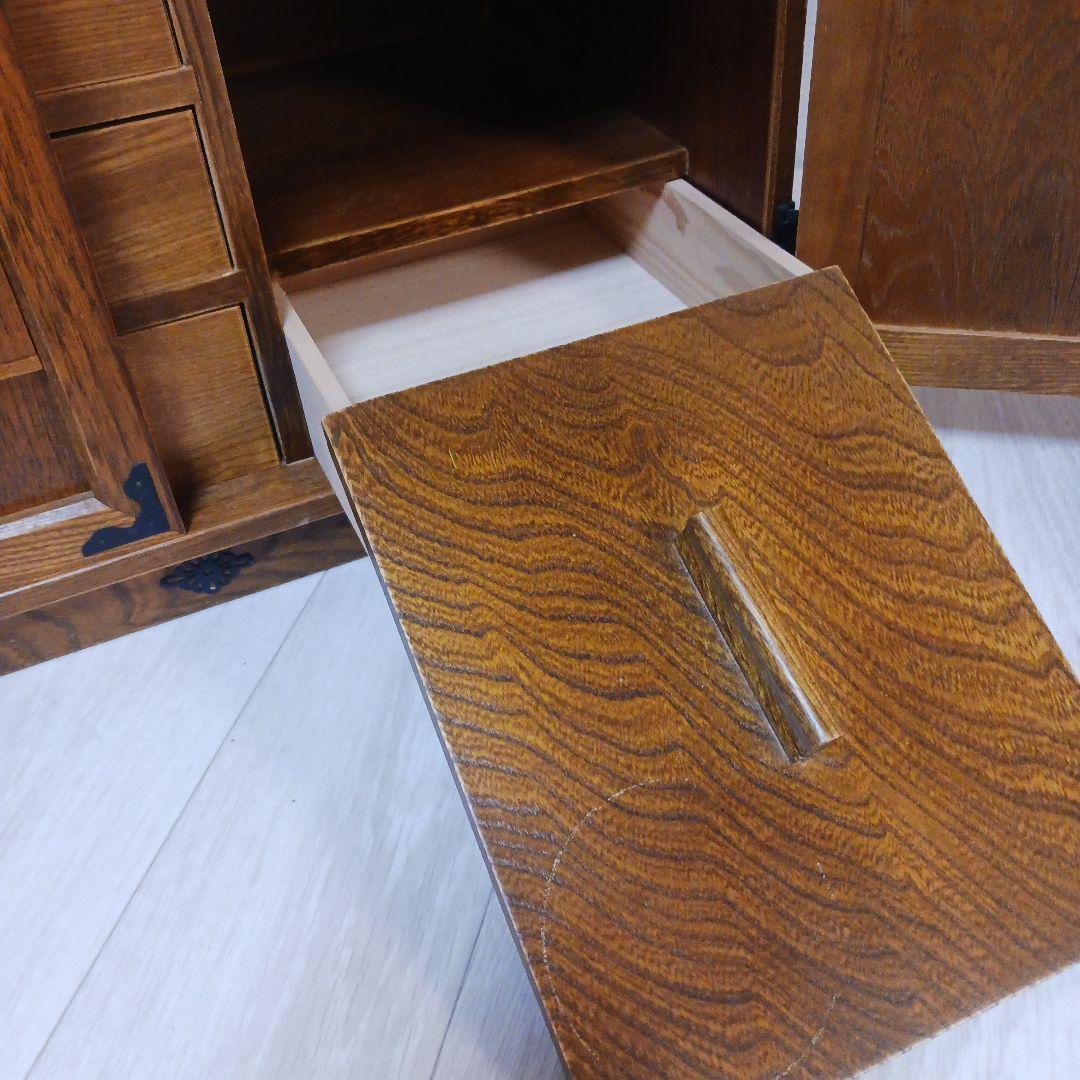 希少 箪笥 裁縫箱 木箱 からくり 隠し有り 古道具 和ダンス レトロ